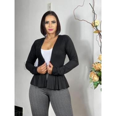 Imagem de Casaco Suede Feminino - Decreto Fashion , Preto, P