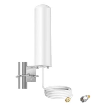 Imagem de Antena conector tipo 10dBi de banda larga 5G 4G LTE 3G SMA/F compatível com amplificador de sinal de celular Verizon, AT&T, roteador modem celular T-Mobile 5G 4G, aumenta a Internet doméstica