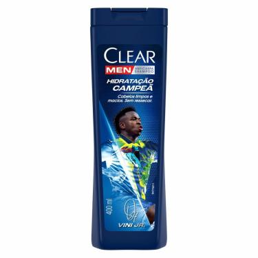 Imagem de Shampoo Anticaspa Clear Men Hidratação Campeã by Vini Jr 400ml