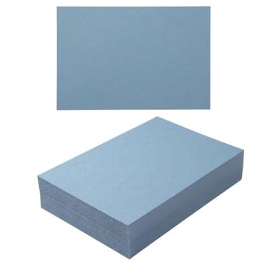 Imagem de 50 folhas de papel cartolina em branco 250 g/m² grosso para projetos de arte faça você mesmo, confecção de cartões, cartões postais, cartões comemorativos, festa de aniversário, convites de casamento