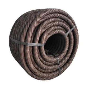 Imagem de Conduíte Eletr. Corrugado Marrom 3/4 X 50M - Anti-Chama Pvc - Tubos Br