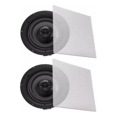 Imagem de Arandela 6 Pol Embutir Bsa S3 Ceiling Quadrada Coaxial 60w - Bravox