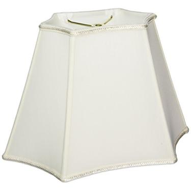 Imagem de Persiana de design de canto invertido retangular da Royal Designs, branca, (20 x 12) x (14 x 23) x 10