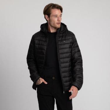 Imagem de Jaqueta Docthos Slim Puffer C/ Capuz RemovÍvel, 003 preto, GG