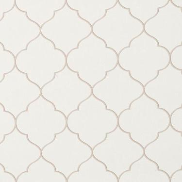 Imagem de Papel De Parede 53Cmx10M Tnt Arabesco Branco Alto Relevo - Inspire