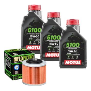 Imagem de Kit Troca Óleo 5100 15w50 3l + Filtro De GS650