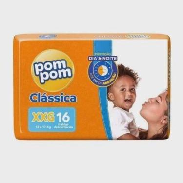 Imagem de FRALDA POMPOM CLASSICA JUMBO XXG 16 un