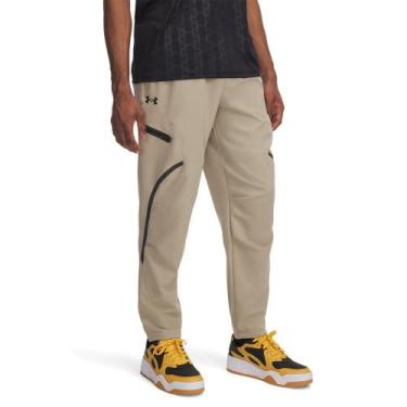 Imagem de Calça Masculina Under Armour Unstoppable Cargo, Bege, P