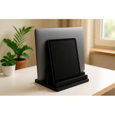 Imagem de Suporte de mesa para tablet e notebook leve e resistente ideal para es