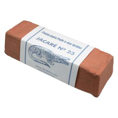 Imagem de Massa Jacaré Vermelha de Polir Ouro, Prata e Aço para Acabamento Final