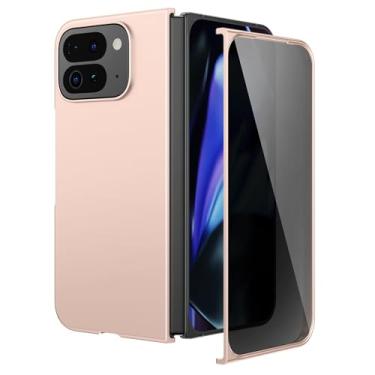 Imagem de Ruky Capa dobrável para Pixel 10 Pro, com protetor de tela de privacidade embutido, capa protetora de policarbonato rígido, fina, à prova de choque, antiarranhões, para Google Pixel 10 Pro Fold