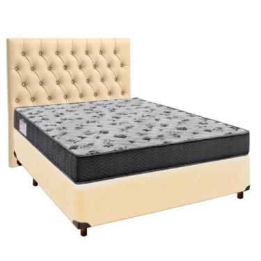 Imagem de Kit Cama Box + Cabeceira + Colchão Casal D33 - Iso100 - Ortobom