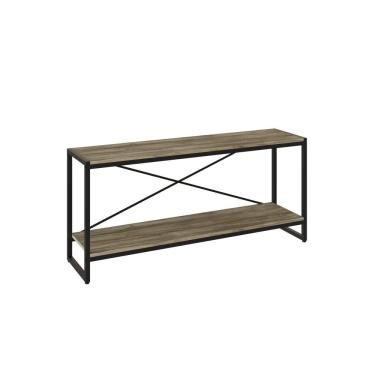 Imagem de Rack P-tv Dynamica 120x30x56cm C-02 Prateleiras Carvalho - Est.preta Carvalho - Est.preta