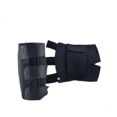 Imagem de Caneleira Go Roller Ajustável Preta Para Patins Skate Bmx Patinete P