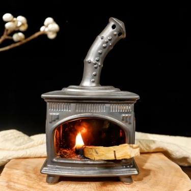 Imagem de MOUGIGI Suporte de cerâmica artesanal Palo Santo – Prato de incenso de sálvia/cone, altar de meditação zen para limpeza energética, spa de ioga. Ideias para atenção plena, alívio do estresse, presente