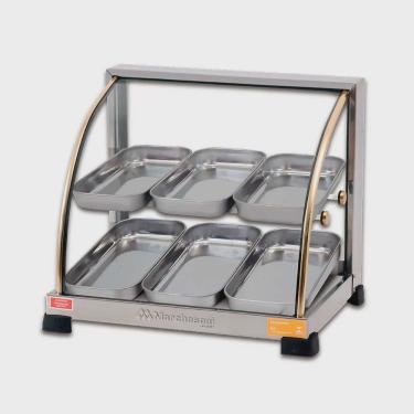 Imagem de Estufa para Salgados 6 Bandejas Dupla Linha Ouro Marchesoni