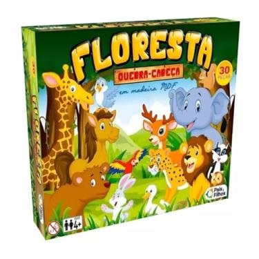 Imagem de Quebra-Cabeça Infantil de Madeira MDF Floresta – 30 Peças Grandes Educativo e Divertido A Partir de 4 Anos