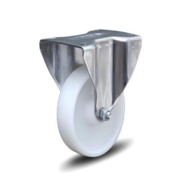 Imagem de Rodizio Inox 4 Polegadas Base Fixa Com Placa 105x80 Colson