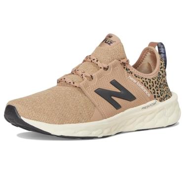 Imagem de New Balance Fresh Foam X Cruz V3 Tênis de corrida feminino, Acinzentado plano/cimento preto/cinza-acastanhado, 36