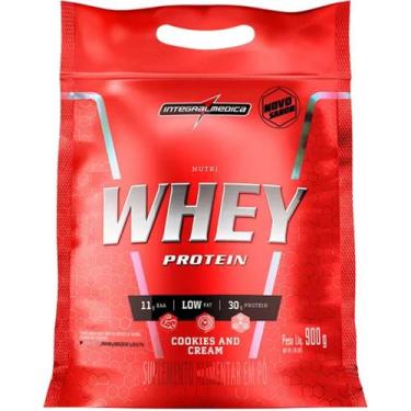 Imagem de Nutri Whey Protein Integralmédica 900g - Integralmedica, Cookies, 900g