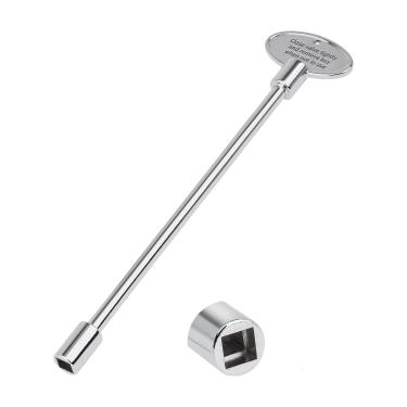 Imagem de KEESHA Chave de válvula de gás universal para lareiras a gás internas externas e fogueiras, resistente à corrosão, resistente à deformação, serve para hastes de válvula de gás de 1/10.2 cm e 5/40.6