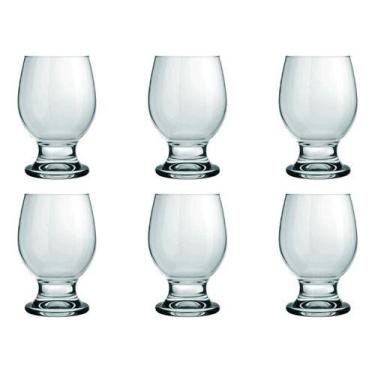 Imagem de Jogo Copos Vidro Nadir Suco Agua Paulista 250 Ml 6 Unidades, Transpare