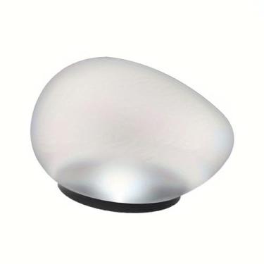 Imagem de Gralara Luminária de Paisagem em Formato de Seixo, Movida a Energia Solar, Decoração de Jardim Externo, Decorativa, Lâmpada de Jardim para Paisagíst, Luz Quente, Tamanho real