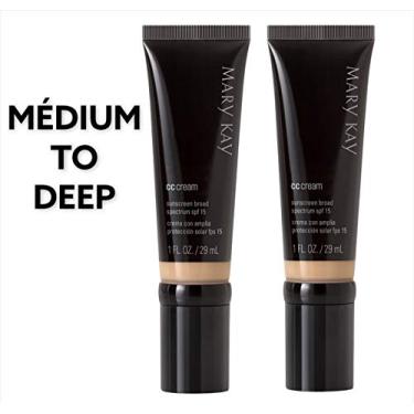 Imagem de Mary Kay 2 Pcs Mary Kay Cc Cream Protetor Solar Amplo Espectro Fps 15 1 Fl. Oz. Médio A Profundo
