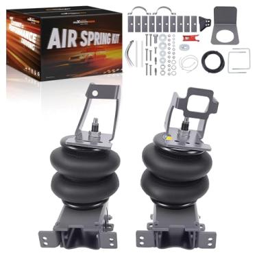 Imagem de maXpeedingrods 5000 lbs Rear Air Suspension Bags Kit for Ford F-250 F-350 2011-2016 and F-450 2011-2013 2WD 4WD Super Duty Air Helper Spring Kit Gray