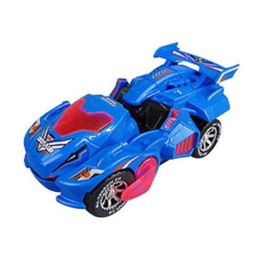 Imagem de Transformando dinossauro levou carro com som claro crianças brinquedo 