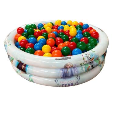 Imagem de Piscina Infantil Inflável 100L Frozen + 50 Bolinhas