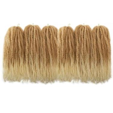 Imagem de Extensões de cabelo BYKSVIOC Marley Hair 18cm Afro Twist