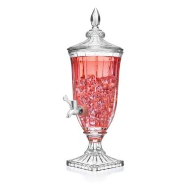 Imagem de Godinger Dispensador de Bebidas, 60Oz - Dispensador de Bebidas de Vidro para Festas - Chá de Sol de Boca Larga, Chá Gelado, Água, Kombucha