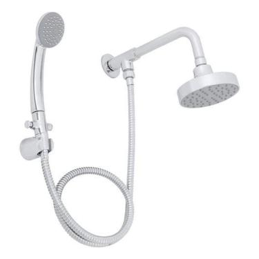 Imagem de Chuveiro Ducha Cromada Com Chuveirinho Alto Fluxo - Premier