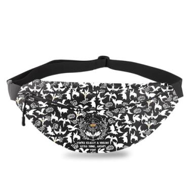 Imagem de BDPWSS 4th Wing Merch Dragon Rider Cintura Pochete You're Really A Violent Little Thing 4th Wing Book Lover Bolsa tiracolo, Little thing FP, 14.2L x 6.5W x 1.2H inches, Corpo cruzado