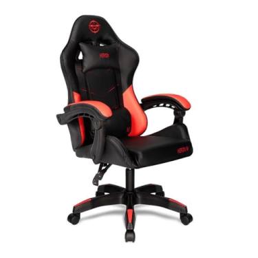 Imagem de Cadeira Gamer | TGT | Heron M | Estilo Gamer, Encosto Ajustável, Braços 2D | Preto e Vermelho | TGT-HRM-RD02