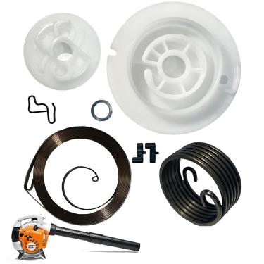 Imagem de Kit de reparo de iniciante de recuo para STHIL BG56C BG86C SH86C SH56C Soprador de folhas portátil substituir 4237-190-0600 mola de rebobinamento 4241-195-3501 Mola de partida 4241-195-2001 Mola de