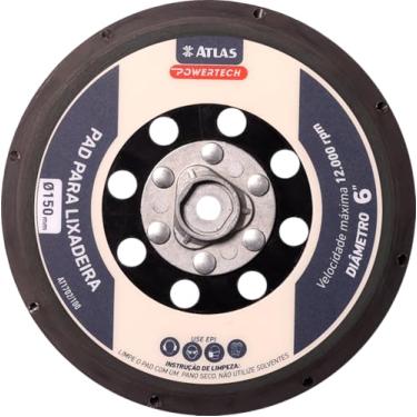 Imagem de Atlas - PAD de 150 mm de diâmetro para Lixadeira AT1701, Linha PowerTech