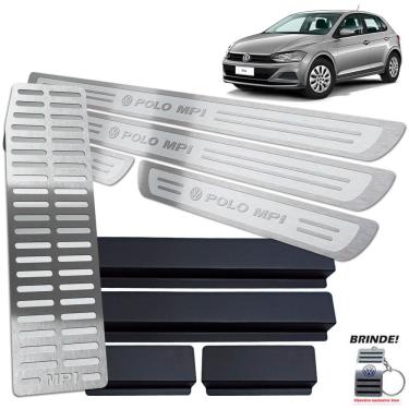 Imagem de Descanso + Soleiras Prata Alto Relevo Polo MPI 2018 A 2020