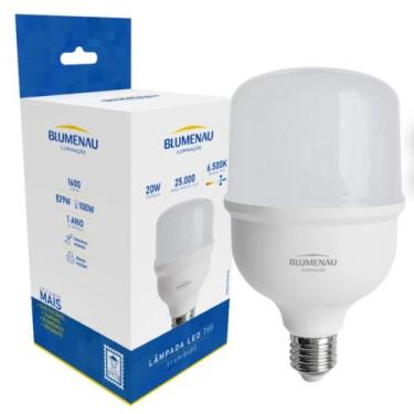 Imagem de Lâmpada led a60 bocal e27 20 watts 1600 lumens 127/220v branco 6.500k 