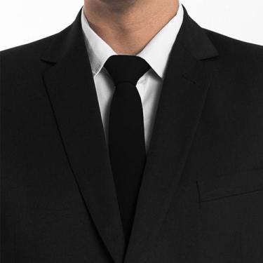 Imagem de Preto oxford - gravatas para casamentos e congresso - Dmais Gravatas, 