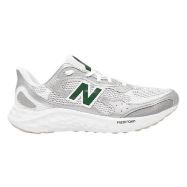 Imagem de Tênis New Balance Fresh Foam Arishiv4 Masculino-Cinza/Verde, 43
