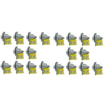 Imagem de Kit com 20 Eletrobombas Universais para Máquina de Lavar e Lava Louça 