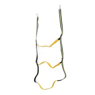 Imagem de Grcfumo Escada de corda para barco, acessórios para prancha de remo, escada de corda marinha para barco inflável, caiaque, canoagem (Verde Fluorescente 5 Escadas)