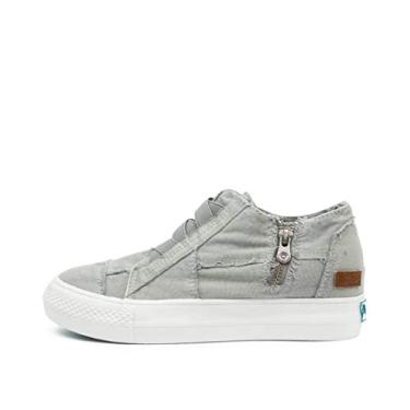 Imagem de Blowfish ZS-0650-520 Womens Sneakers Mamba High Top Washed Canvas Grey US Size 8.5
