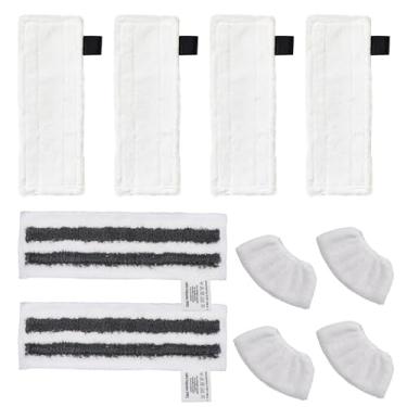 Imagem de Kingsea Almofadas de substituição de esfregão a vapor compatíveis com limpador a vapor Karcher SC, conjunto de almofadas de esfregão de microfibra para bocal de piso SC SC2 SC3 SC4 SC5