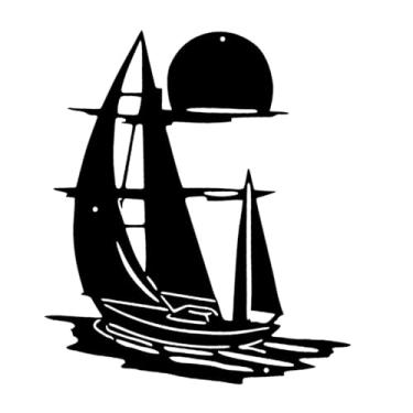 Imagem de Baoblaze Enfeite de parede de metal para, arte de ferro decorativa moderna para presente, decoração de parede para loja, café, quarto, jardim, banheiro