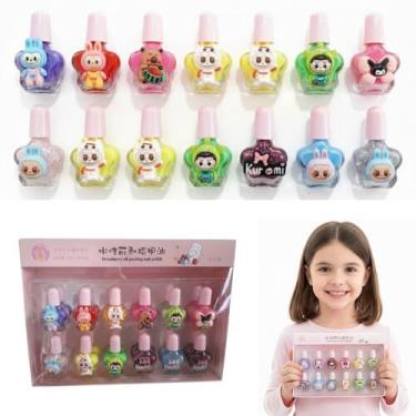 Imagem de Kit 24 Esmaltes Cromoso Infantil Personagens Esmalte Hits - Tamimu
