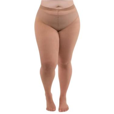 Imagem de Meia Calça fio 15 Plus Size Trifil, Bege, 2XG