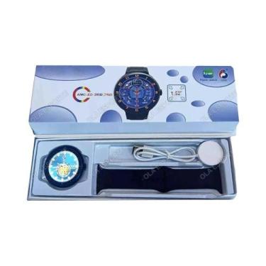 Imagem de Relógio Inteligente Masculino Com Tela Touch AMOLED De 1,52 Polegadas,